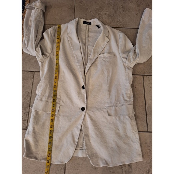 Theory women's size 10 grey jacket blazer long sleeve - Picture 8 of 10